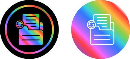 Document Sync Vector Icon