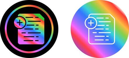 Document Insert Icon Vector Icon