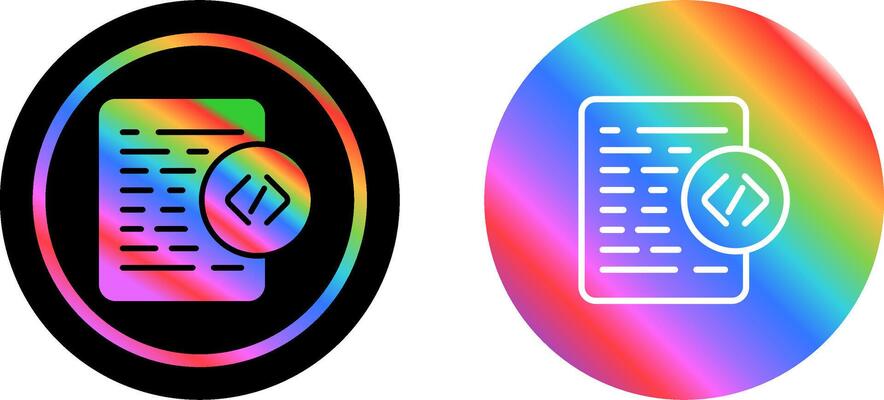 Document Metadata Vector Icon