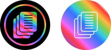 Document Version Control Vector Icon