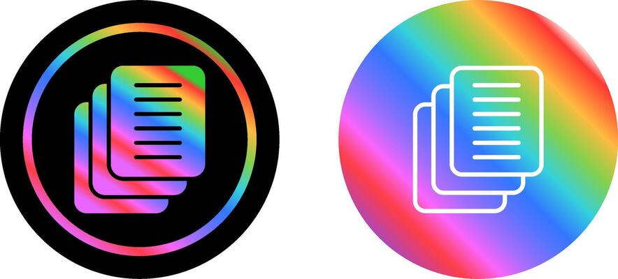 Document Version Control Vector Icon