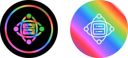 Cluster Server Vector Icon