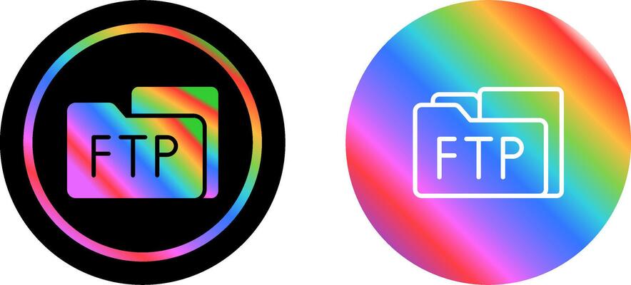 FTP Access Vector Icon