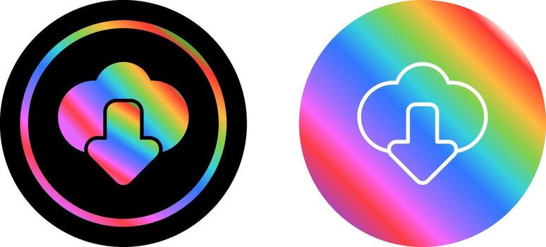 icono de vector de computación en la nube