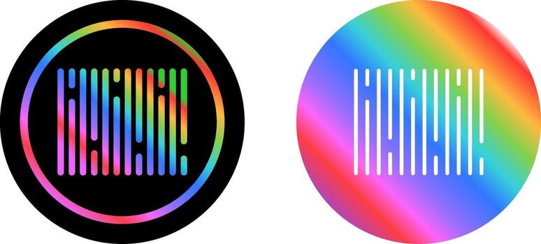 icono de vector de código de barras