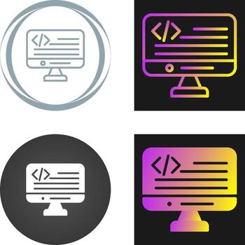 icono de vector de lenguaje de programación