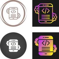 Mobile App Development Vector Icon