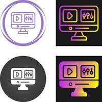 Video Editing Vector Icon