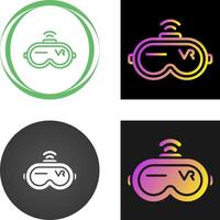 Virtual Reality Headset Vector Icon