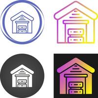 Data Warehouse Vector Icon