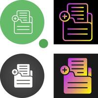 Document Add Vector Icon