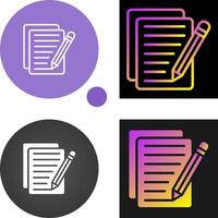 Document Edit Vector Icon