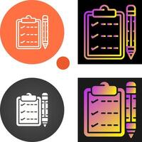 Writing pad Vector Icon