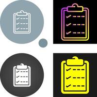 Task list with checkmarks Vector Icon