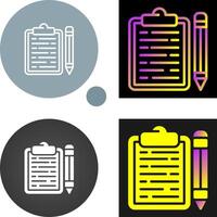 Clipboard with pencil Vector Icon