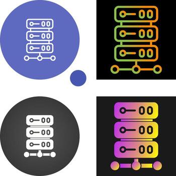 icono de vector de base de datos