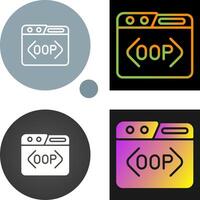 oop vector icono