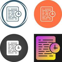 Document History Vector Icon