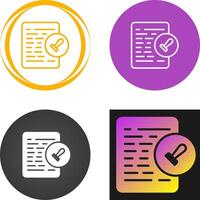 Document Permissions Vector Icon