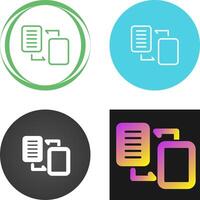 Document Migration Vector Icon