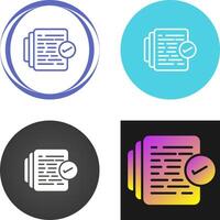 Document Versioning Vector Icon