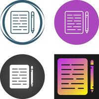 Document Editing Vector Icon