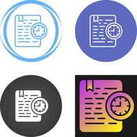 Document Expiration Vector Icon