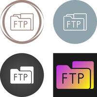 FTP Access Vector Icon