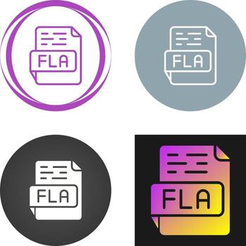 FLA Vector Icon