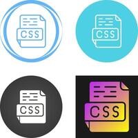 icono de vector de css