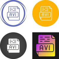 AVI Vector Icon