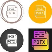 POTX Vector Icon