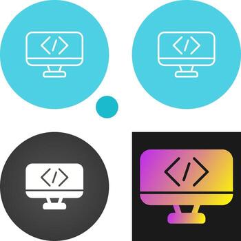 Coding Vector Icon
