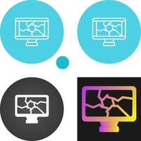 Computer Vector Icon