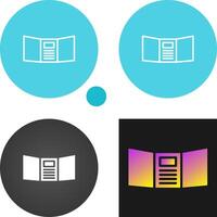 Triptych Vector Icon