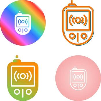 rfid lector vector icono