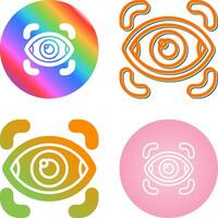 Retinal Scanner Vector Icon