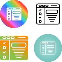 Design Brief Vector Icon