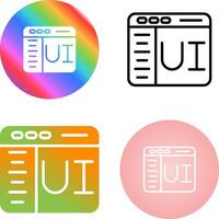 User Interface Vector Icon