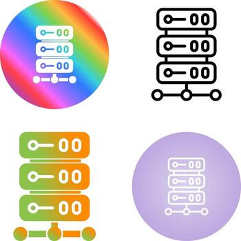 icono de vector de base de datos