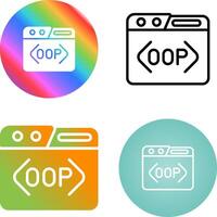 OOP Vector Icon