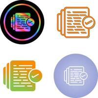 Document Versioning Vector Icon