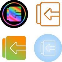 Document Import Vector Icon