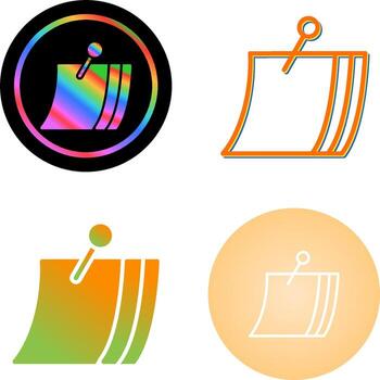 documento anotación vector icono