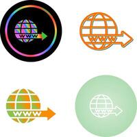 Domain Forwarding Vector Icon