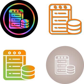 Database Vector Icon