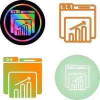 Website Statistics Vector Icon