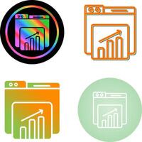 Website Statistics Vector Icon