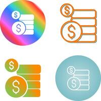 Coins Vector Icon