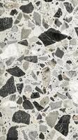 AI generated Seamless Texture of Natural Grey Terrazzo Marble Floor photo